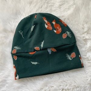 NWT SoulRose Forest Green Fox Baby Hat 0-6 Months